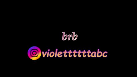 Snapshot of violetttttacb chatting on October 19, 5:37 pm Violetta online show from October 19, 5:37 pm
