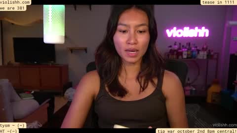 Snapshot of violishh chatting on September 30, 12:27 am follow me on twitter violishh and ig violishh  online show from September 30, 12:27 am