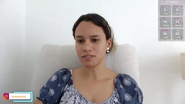 SamanthaWatson online show from June 25, 8:10 pm