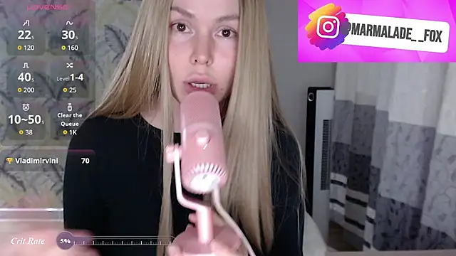 Marmalade Fox online show from July 26, 1:19 pm