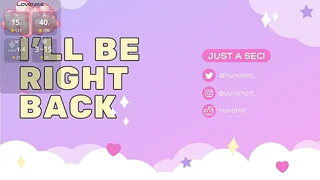 Yuna Hot online show from July 12, 6:47 am