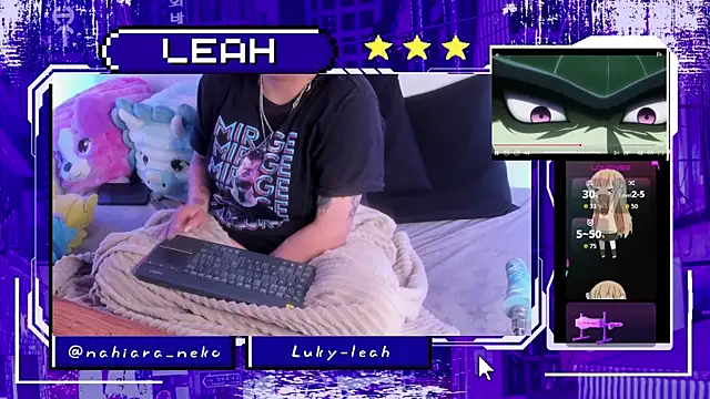 lucky-leah online show from July 12, 8:48 am