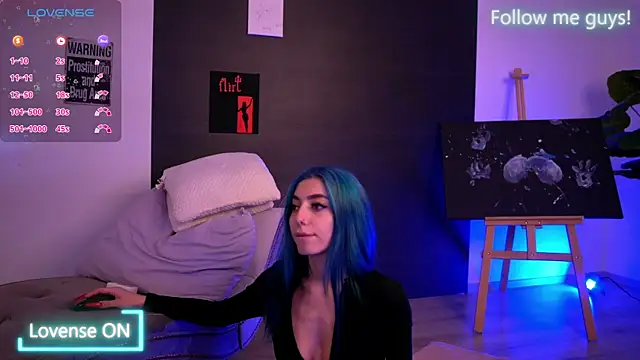 AriaVoss online show from October 11, 9:06 pm