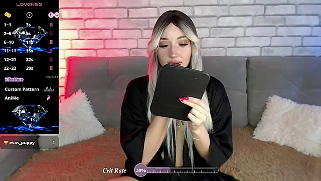 Eva Evile online show from July 3, 12:22 pm
