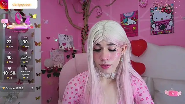 DaripQueen online show from February 21, 2:40 pm