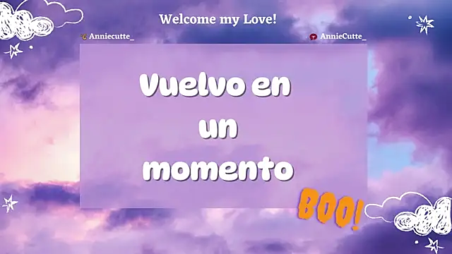 Anniecutte  online show from October 24, 6:59 pm