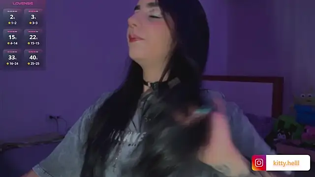 Kittyhell cam online show from July 26, 1:57 am