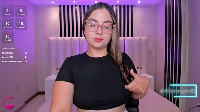 AllisonRogersX online show from July 10, 12:16 pm