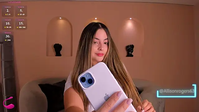 AllisonRogersX online show from July 25, 12:12 pm