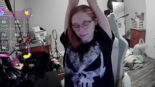 Snapshot of LilyFoxxx chatting on October 3, 3:22 am LilyFoxxx online show from October 3, 3:22 am