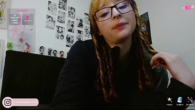 Snapshot of CelesteAyase chatting on October 4, 2:28 am CelesteAyase online show from October 4, 2:28 am