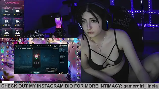 Gamergirl-Linela online show from July 8, 9:39 pm