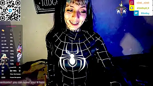 d3m0ny0 0 online show from August 6, 12:39 am