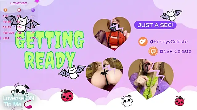 HoneyyCeleste online show from October 28, 8:35 pm