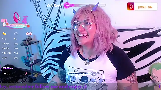 XxGreenGoodxX online show from February 21, 1:28 am