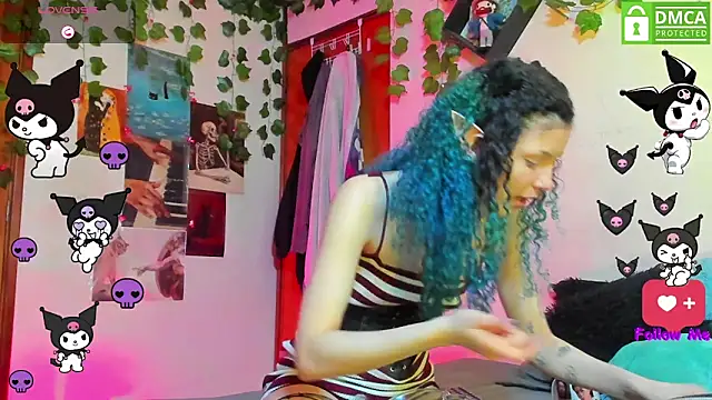 Bluedarkelf888 online show from July 19, 12:24 am
