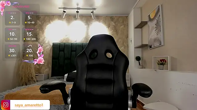 Saya Amaretto1 online show from March 11, 10:45 pm