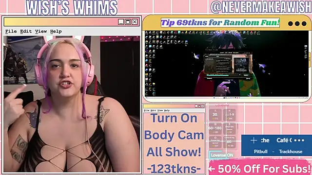 nevermakeawish online show from June 17, 9:43 am
