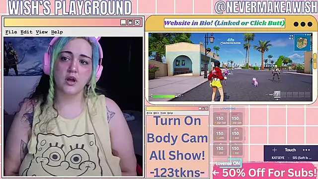 nevermakeawish online show from February 26, 4:39 pm