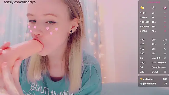 AliceNya cute online show from January 15, 7:47 am
