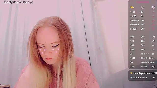 AliceNya cute online show from February 14, 6:04 am