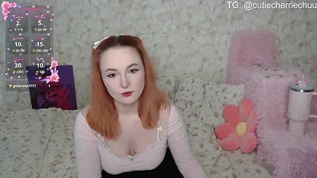 Snapshot of CherrieChuu chatting on September 29, 12:10 pm CherrieChuu online show from September 29, 12:10 pm