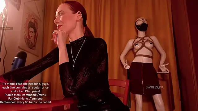 Giantess Eva online show from October 16, 5:04 pm