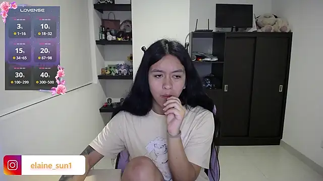 elaine sun1 online show from February 25, 12:20 am