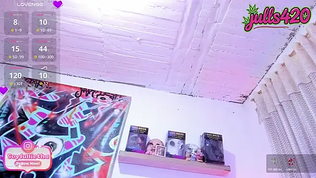 Julls420  online show from July 4, 4:08 am