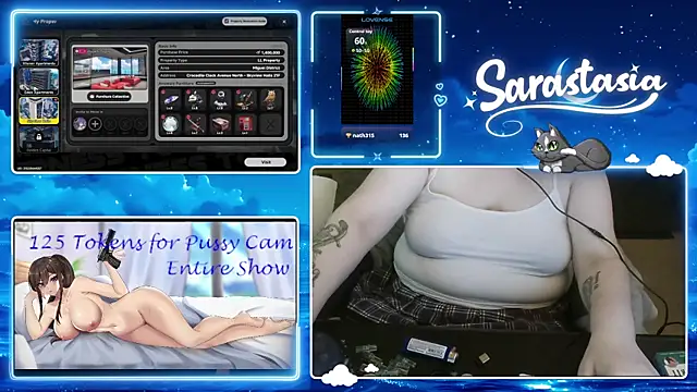 Sarastasia417 online show from July 4, 4:19 am