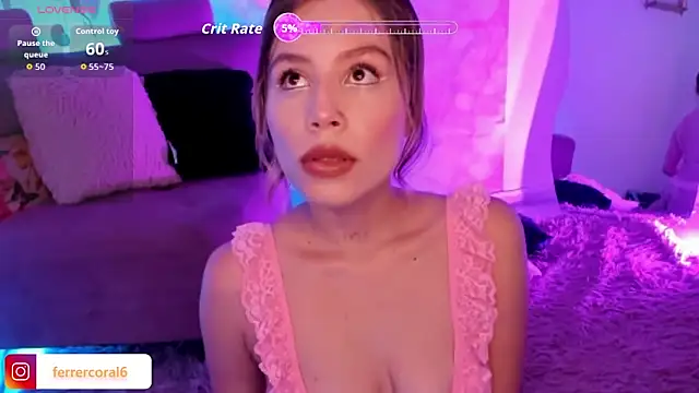 Coral ferrer online show from March 21, 3:55 am