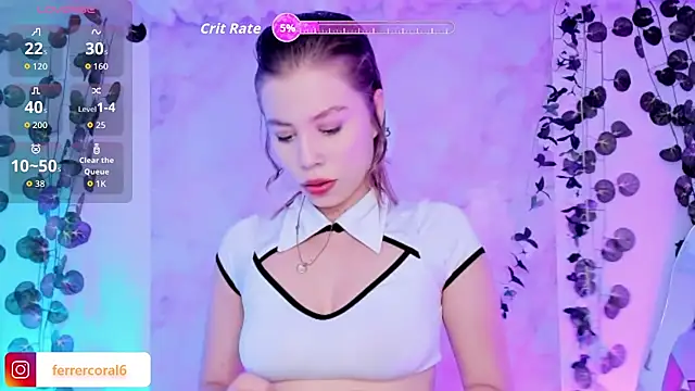 Coral ferrer online show from March 21, 3:50 pm