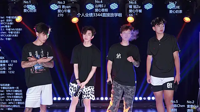 AOA-boy online show from June 23, 3:26 am