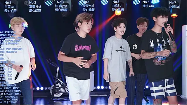 AOA-boy online show from July 17, 6:18 am