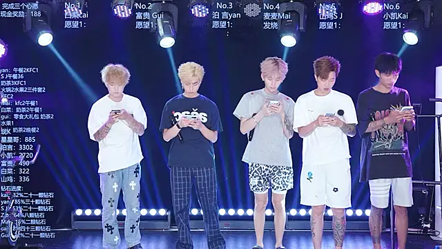 AOA-boy online show from August 1, 1:07 am