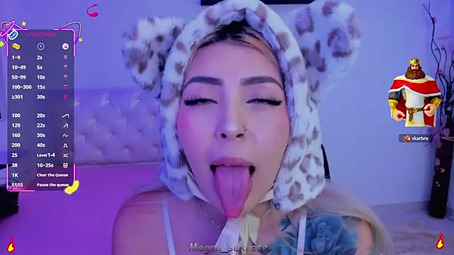 Megan sexrosse online show from May 2, 4:16 am
