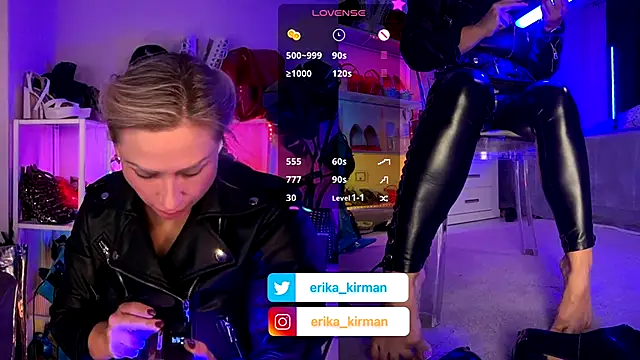 Erika Kirman online show from November 12, 3:21 pm