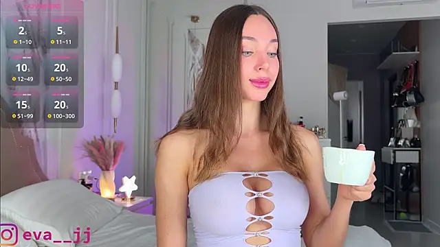 Eva JJ online show from June 21, 3:21 am