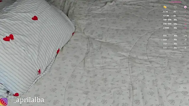 AprilinAlba online show from May 13, 1:55 am