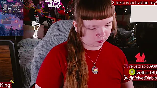 VelvetDiablo online show from August 5, 12:50 am
