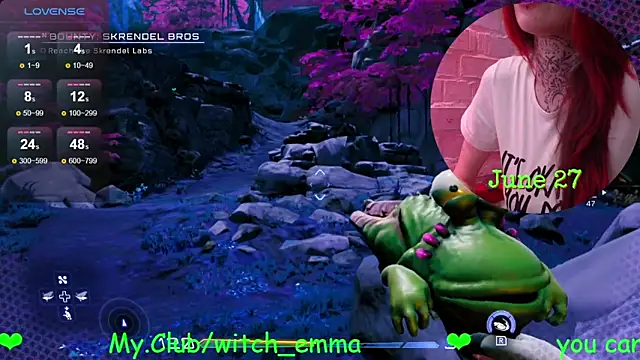 Witch Emma online show from June 27, 7:31 pm