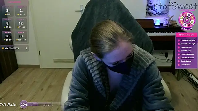 Snapshot of ArtofSweet chatting on September 21, 7:12 pm ArtofSweet online show from September 21, 7:12 pm