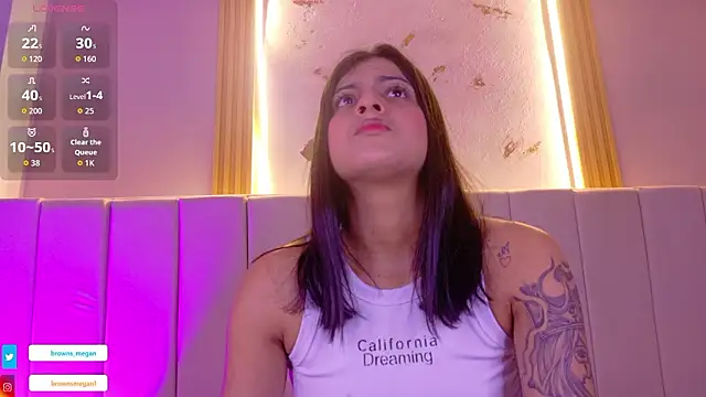 Megan browns1 online show from February 2, 1:21 pm