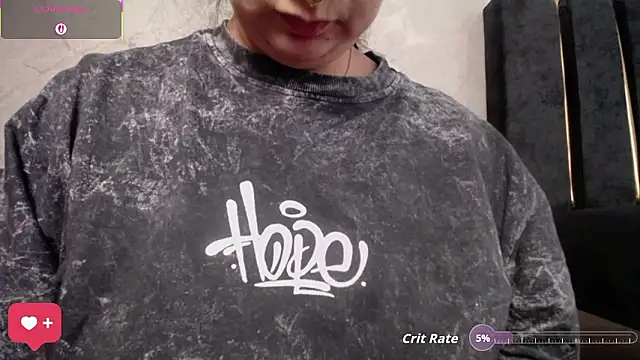 Abril Luv online show from February 14, 1:35 pm