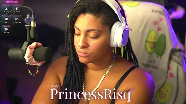 PrincessRisq online show from October 18, 1:30 am